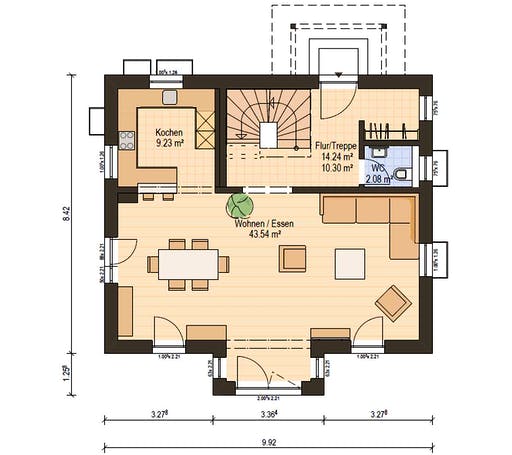Haas S 130 B Floorplan 3