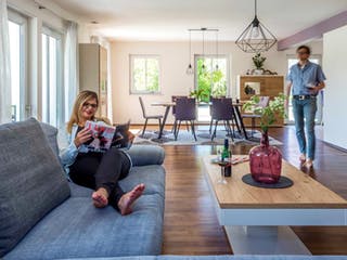 Fertighaus Haas S 130 B von Haas Fertigbau Schlüsselfertig ab 272000€, Stadtvilla Innenansicht 1