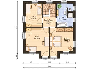 Fertighaus Haas S 131 A von Haas Fertigbau Schlüsselfertig ab 282000€, Cubushaus Grundriss 2