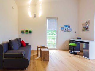 Fertighaus Haas S 140 D von Haas Fertigbau Schlüsselfertig ab 282000€, Pultdachhaus Innenansicht 4