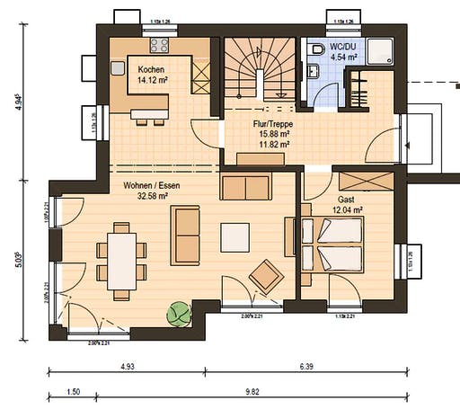 Haas S 141 A Floorplan 3
