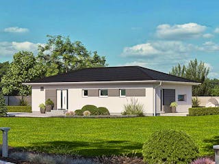 Fertighaus Haas BT 111 B von Haas Fertigbau Ausbauhaus ab 220000€, Bungalow Außenansicht 2