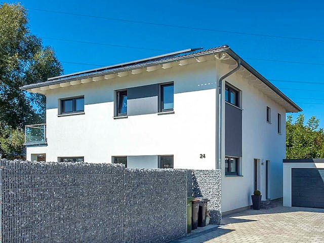 Fertighaus Haas S 165 B von Haas Fertigbau Ausbauhaus ab 270000€, Stadtvilla Außenansicht 2