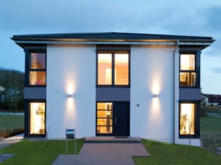 Fertighaus Hamburg von STREIF Haus, Stadtvilla Außenansicht 1