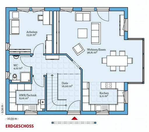 Hanse - Variant 162 Floorplan 1