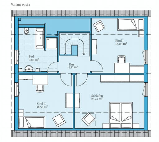 Hanse - Variant 35-162 Floorplan 2