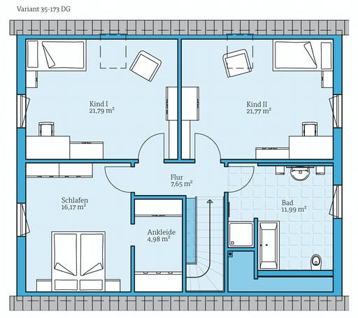 Hanse - Variant 35-173 Floorplan 2
