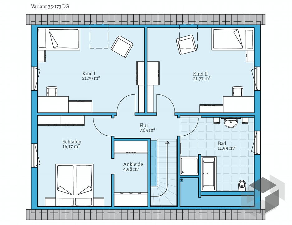 Einfamilienhaus Variant 35173 von Hanse Haus Fertighaus.de