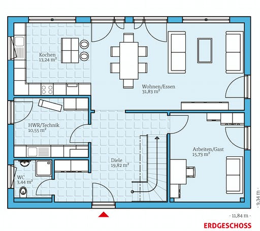 Hanse - Variant 35-184 Floorplan 1