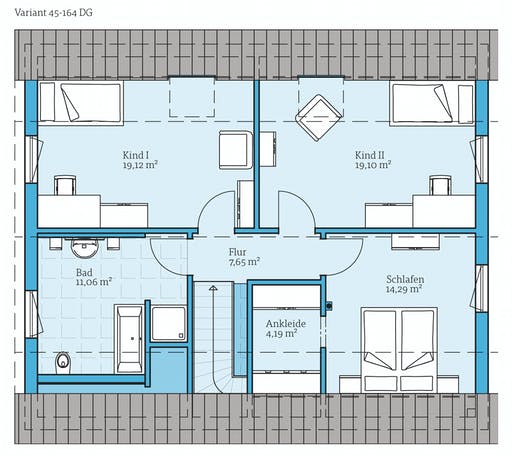 Hanse - Variant 45-164 Floorplan 2