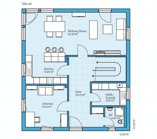 Hanse - Villa 167 Floorplan 1