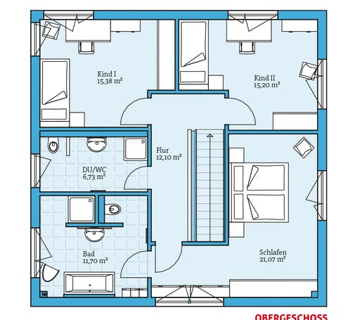 Fertighaus Cubus 167 von Hanse Haus Schlüsselfertig ab 406407€, Cubushaus Grundriss 2