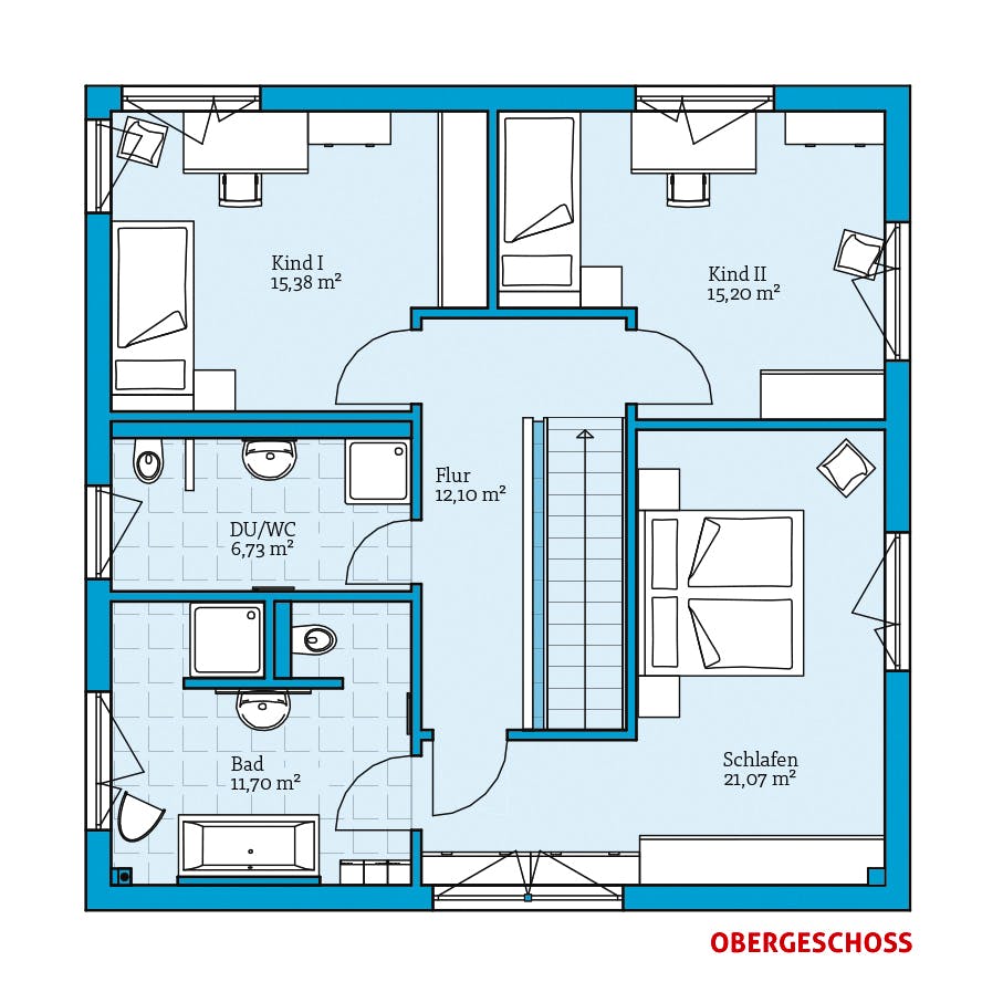 Fertighaus Cubus 167 von Hanse Haus Schlüsselfertig ab 417583€, Cubushaus Grundriss 2