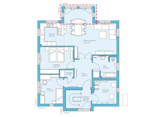 Fertighaus Duo 203 von Hanse Haus Schlüsselfertig ab 577858€, Stadtvilla Grundriss 1