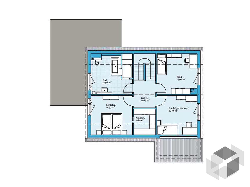 Variant 35-161 von Hanse Haus Grundriss