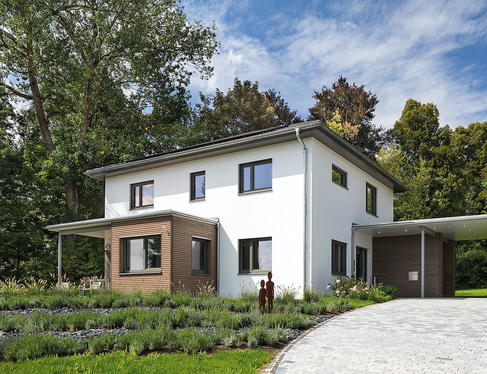 Fertighaus Villa 177 von Hanse Haus Schlüsselfertig ab 420366€, Stadtvilla Außenansicht 1