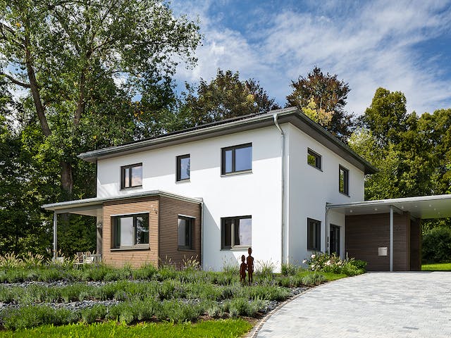 Fertighaus Villa 177 von Hanse Haus Schlüsselfertig ab 436084€, Stadtvilla Außenansicht 1
