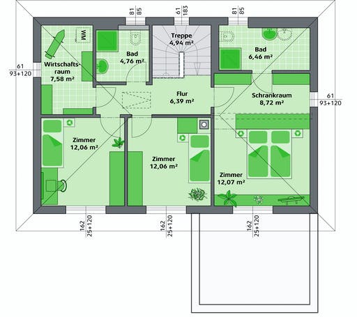 Hartl Haus - Ambition 157 W Floorplan 2