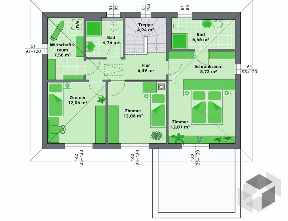 Einfamilienhaus Ambition 157 W von HARTL Haus Fertighaus.de