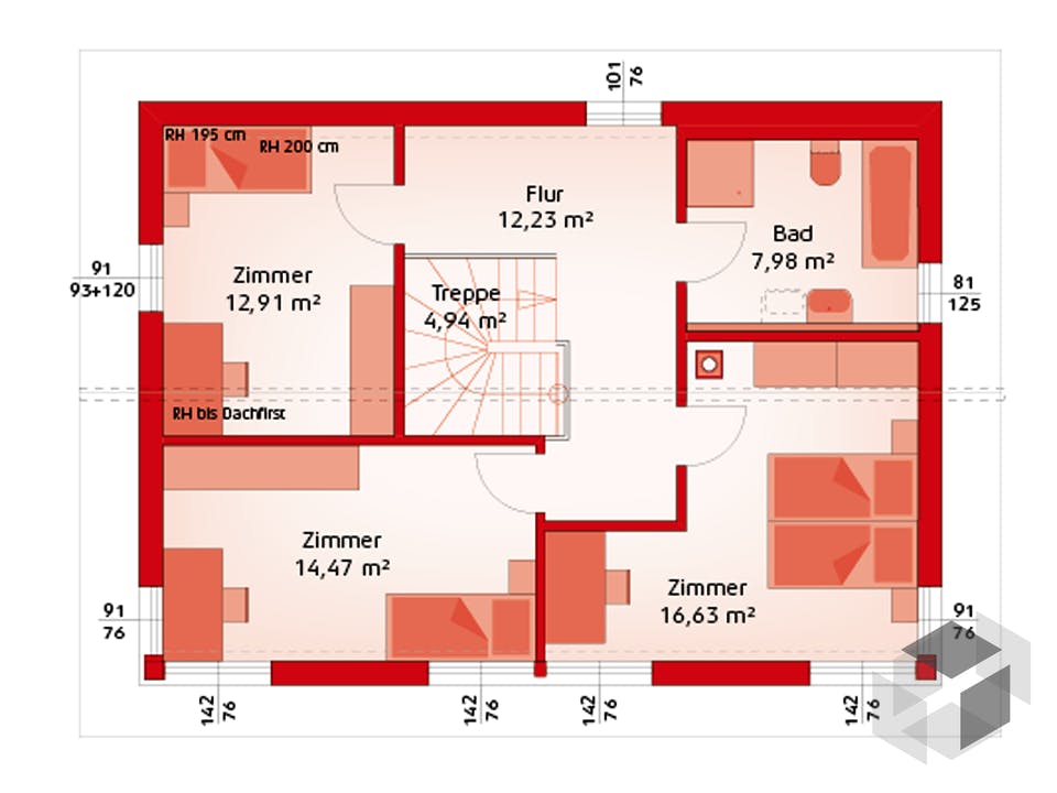 Classic 139 S von HARTL Haus Grundriss