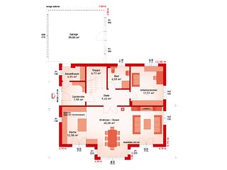 Fertighaus Classic 216 W von HARTL HAUS Schlüsselfertig ab 635970€, Stadtvilla Grundriss 1