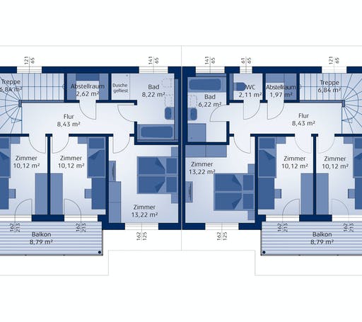 Hartl Haus - Doppelhaus 120 S Floorplan 2