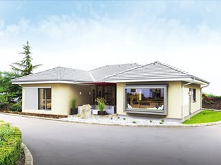 Fertighaus Elegance 136 W von HARTL HAUS Schlüsselfertig ab 456680€, Bungalow Außenansicht 1