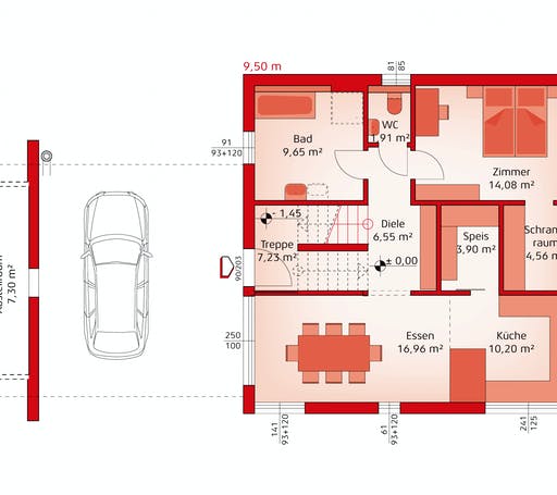 Hartl Haus - Liberty 199 F Floorplan 1