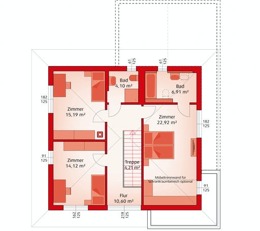 Hartl Haus - Style 163 W Floorplan 2