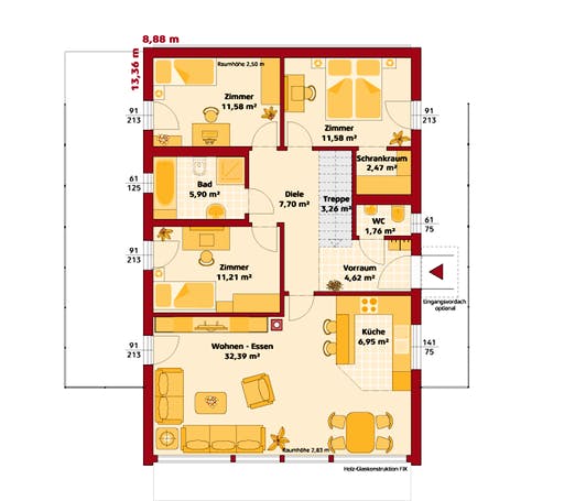 Hartl - Trend 100 P Floorplan 1
