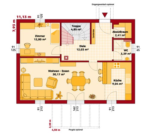 Hartl - Trend 146 P Floorplan 1