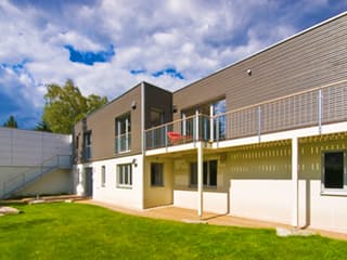 Fertighaus Hauger von Bau-Fritz Schlüsselfertig ab 450000€, Cubushaus Außenansicht 7