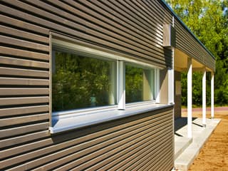 Fertighaus Hauger von Bau-Fritz Schlüsselfertig ab 450000€, Cubushaus Außenansicht 9