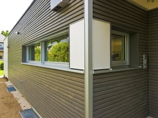 Fertighaus Hauger von Bau-Fritz Schlüsselfertig ab 450000€, Cubushaus Außenansicht 12