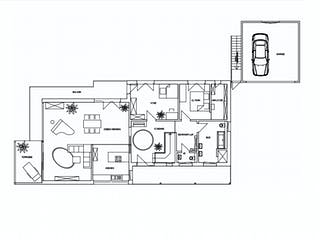Fertighaus Hauger von Bau-Fritz Schlüsselfertig ab 450000€, Cubushaus Grundriss 1