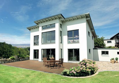 Haus mit Erker