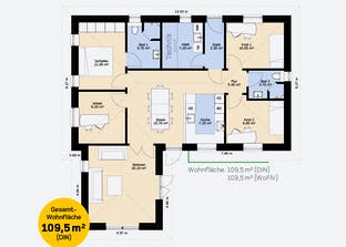 Bungalow 110 Grundriss