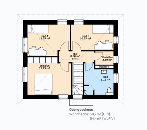 Hauscompagnie Stadtvilla 118 Floorplan 2