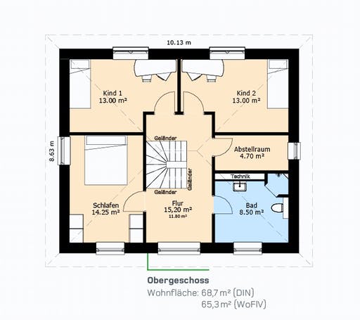 Hauscompagnie Stadtvilla 138 Floorplan 2