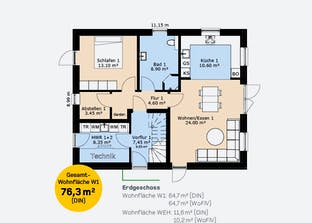 Zweifamilienhaus 160 Grundriss