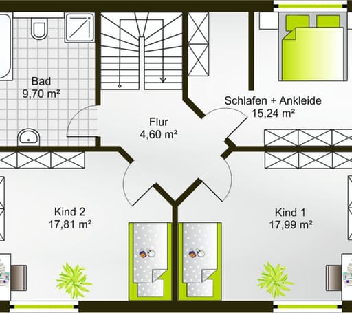 Hausidee 134 SD floor_plans 0
