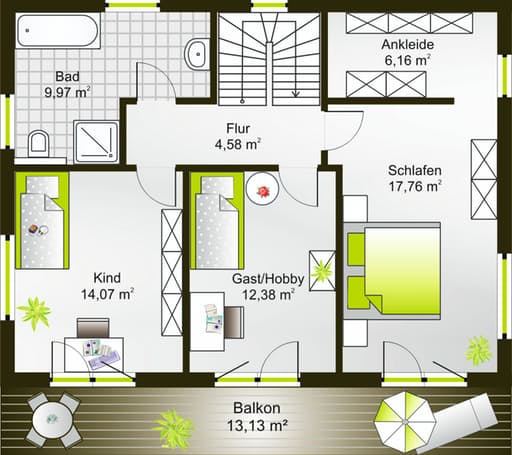 Hausidee 148 SD floor_plans 0