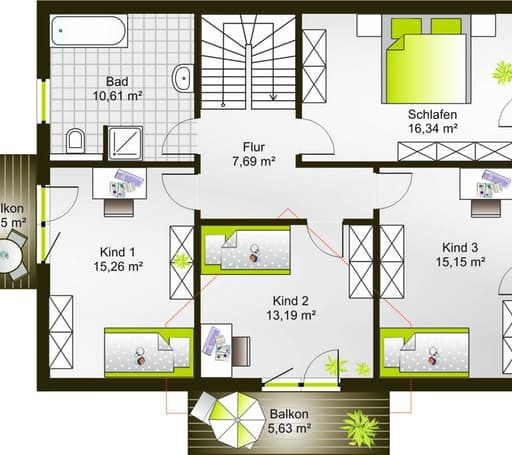 Hausidee 178 SD floor_plans 0