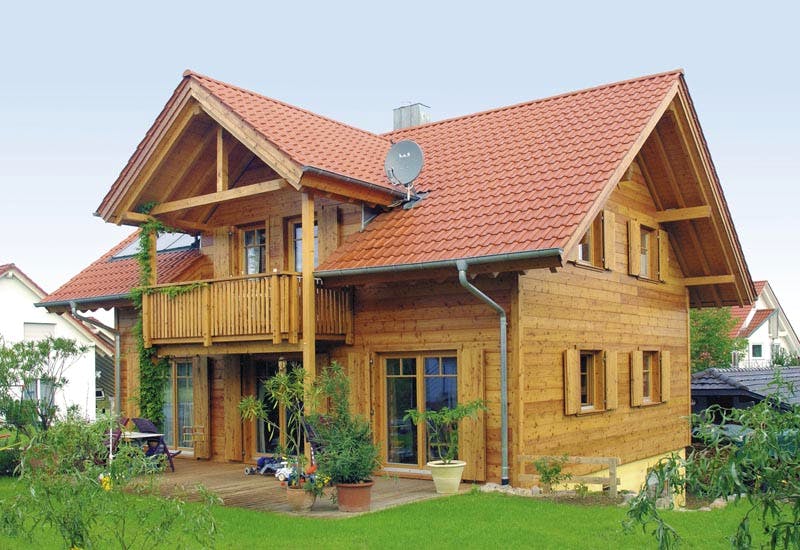 Haustypen Blockhaus