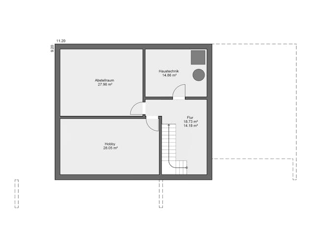 Massivhaus Classic 162.1 von Haus Der Handwerker, Satteldach-Klassiker Grundriss 3