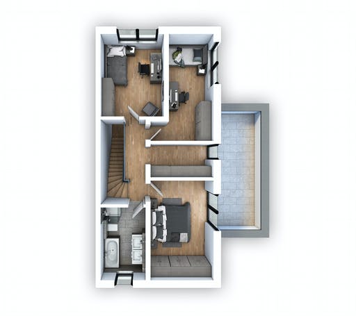 Hebel - DHH Bauhaus 130 Floorplan 2