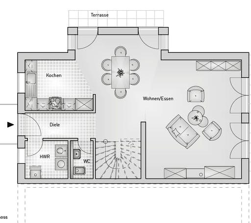 Hebel - Doppelhaus 54.15 Floorplan 1