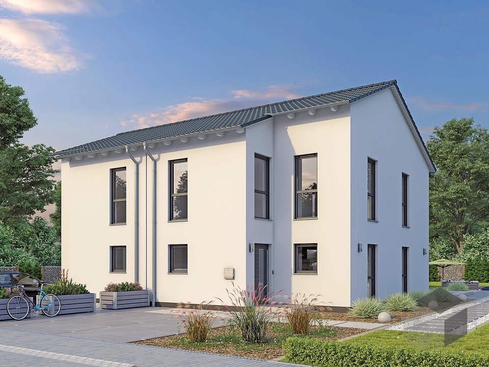 DHH Stadtvilla 110 von hebelHAUS Außenansicht