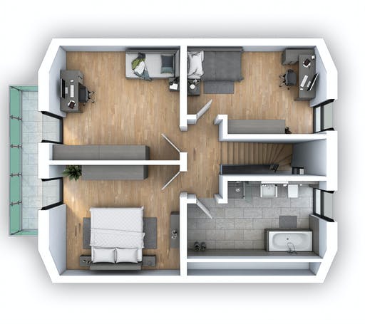 Hebel - EFH Klassik 121 Floorplan 2