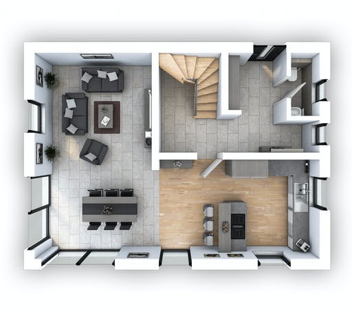Hebel - EFH Klassik 123 Floorplan 1